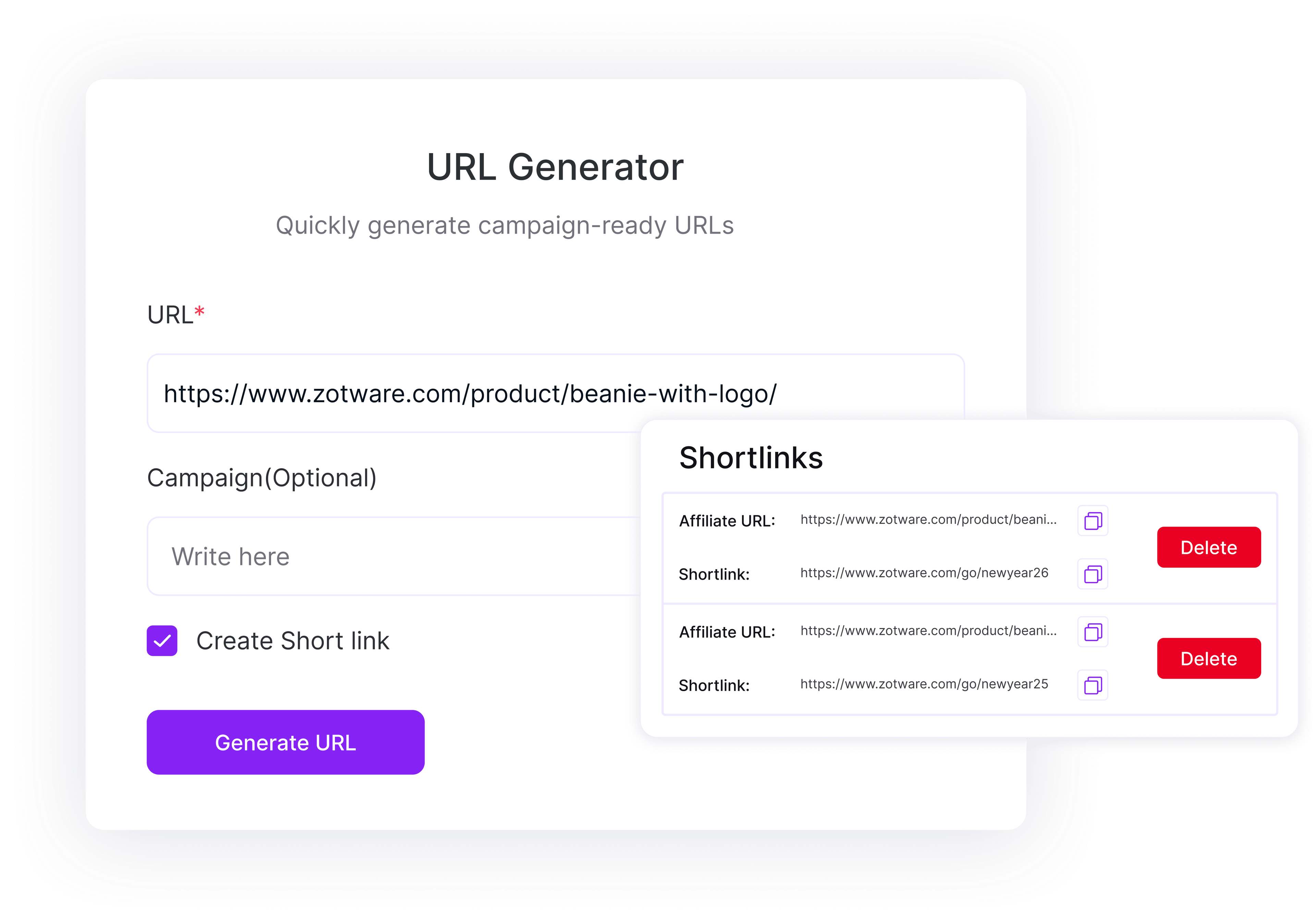 Shortlink Generator